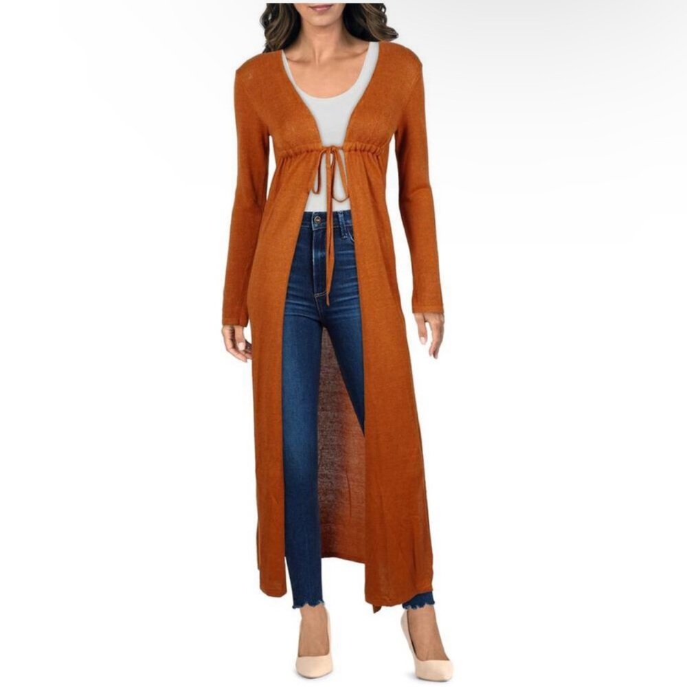 Cult Gaia Linen Long Sweater